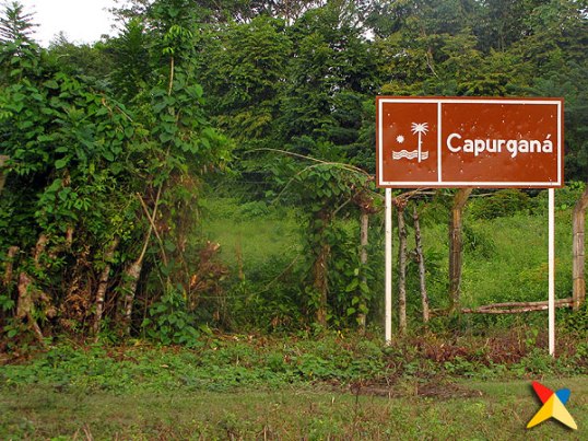 Entrada al aeropuerto de Capurganá